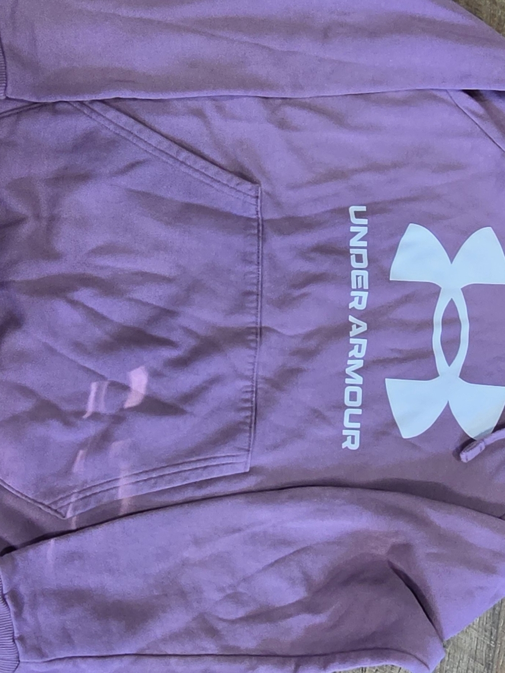 Under Armour Lavender/Purple Logo Pullover Hoodie